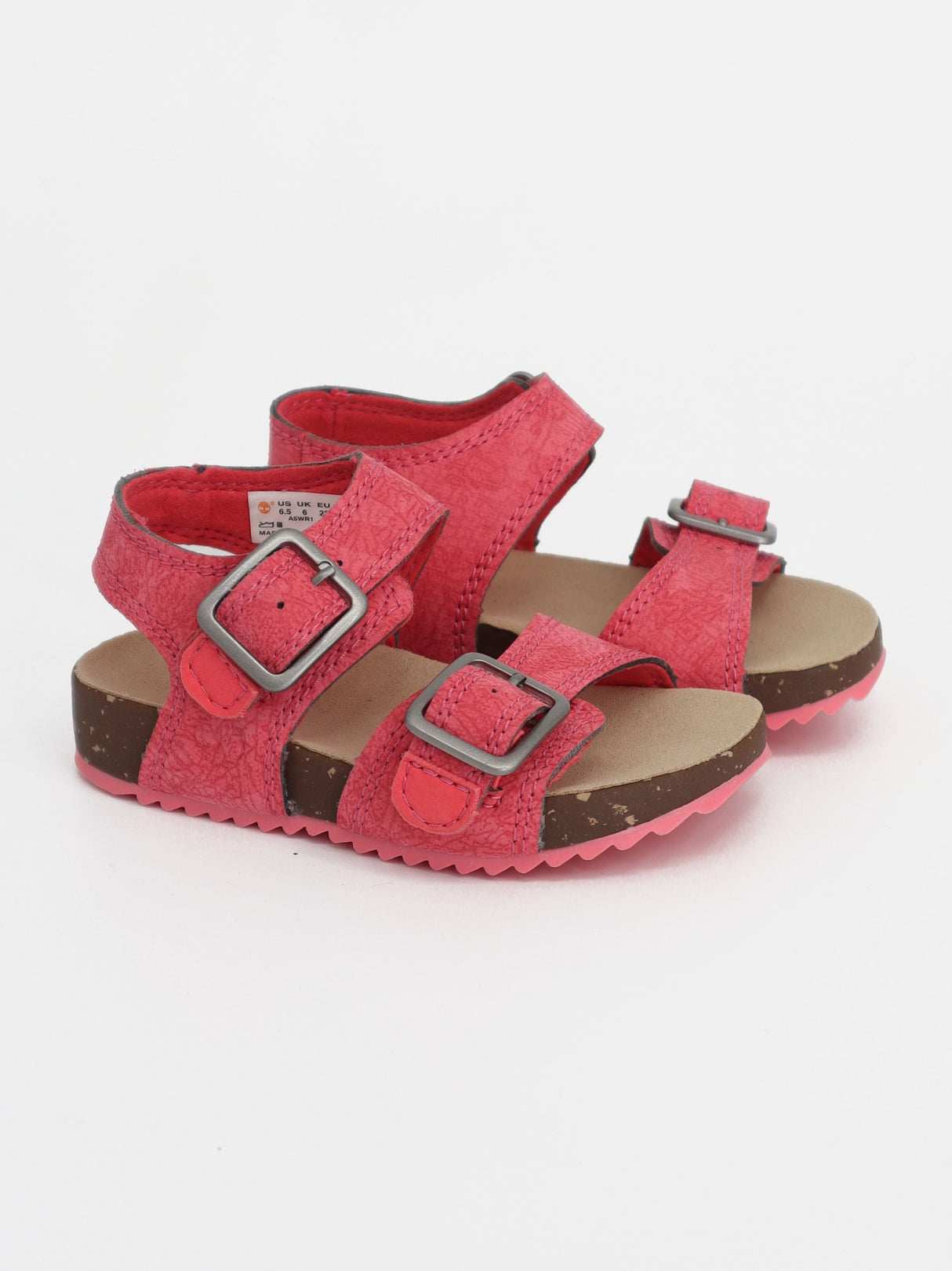 Kids Girl's Plain Sandals,Pink