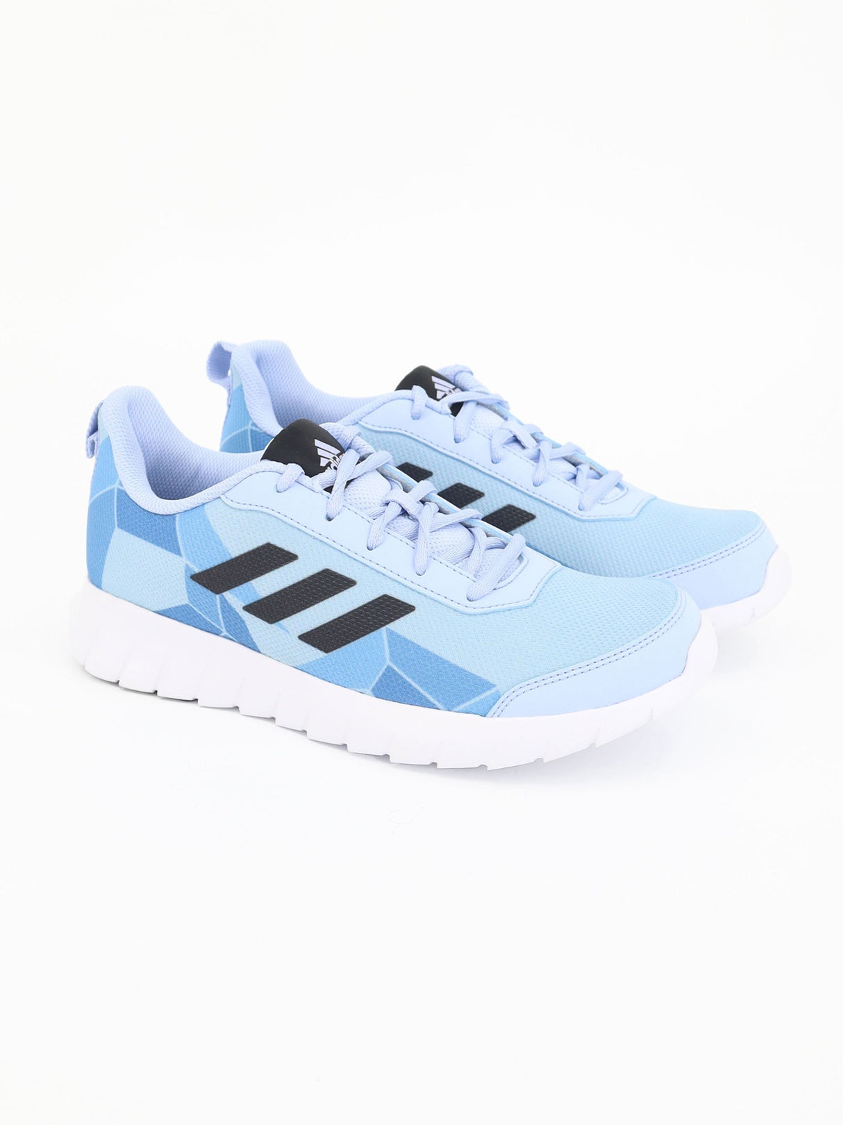 Women's Striped Running Shoes,Blue