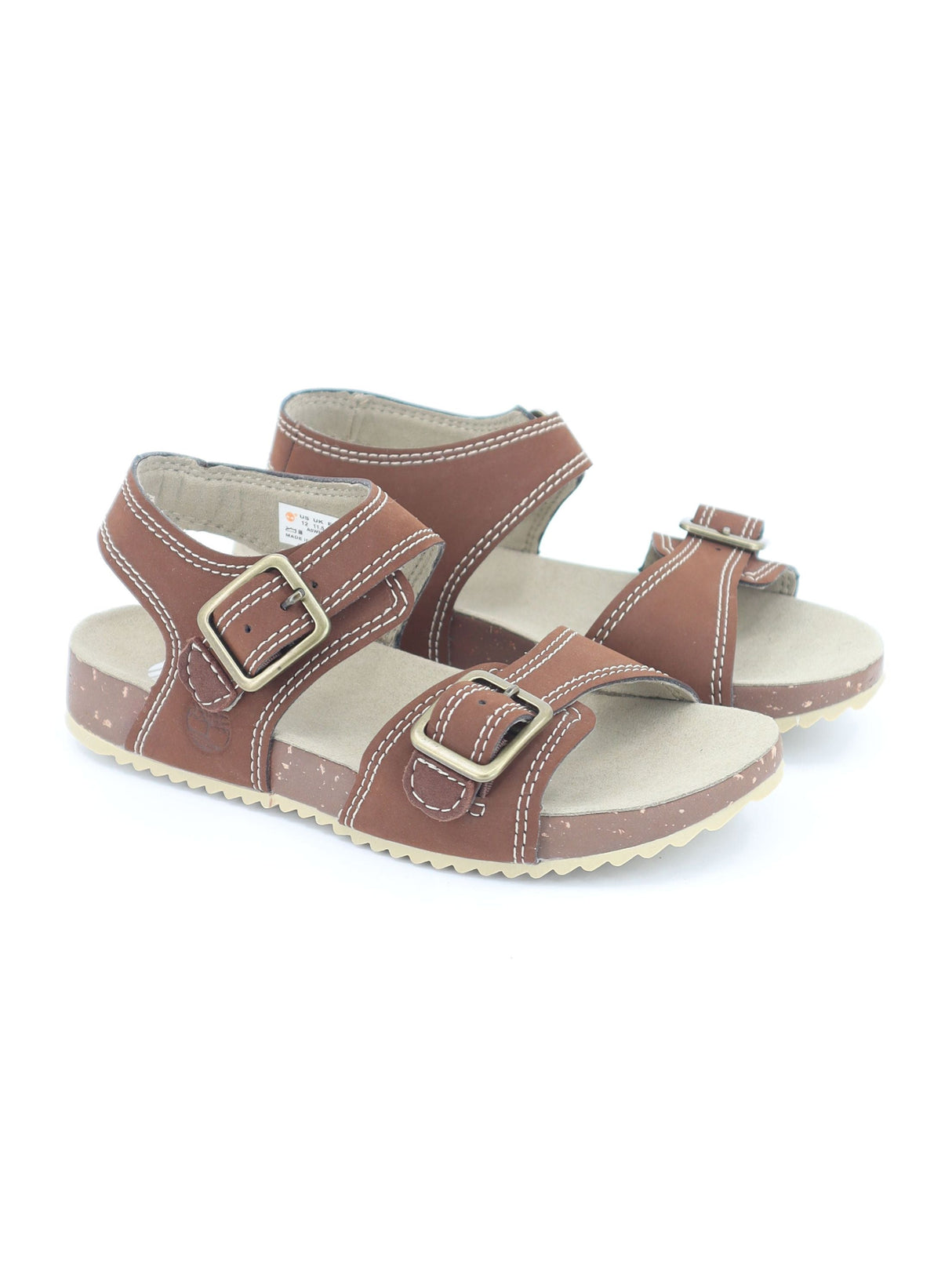 Kids Boy's Plain Sandals,Brown