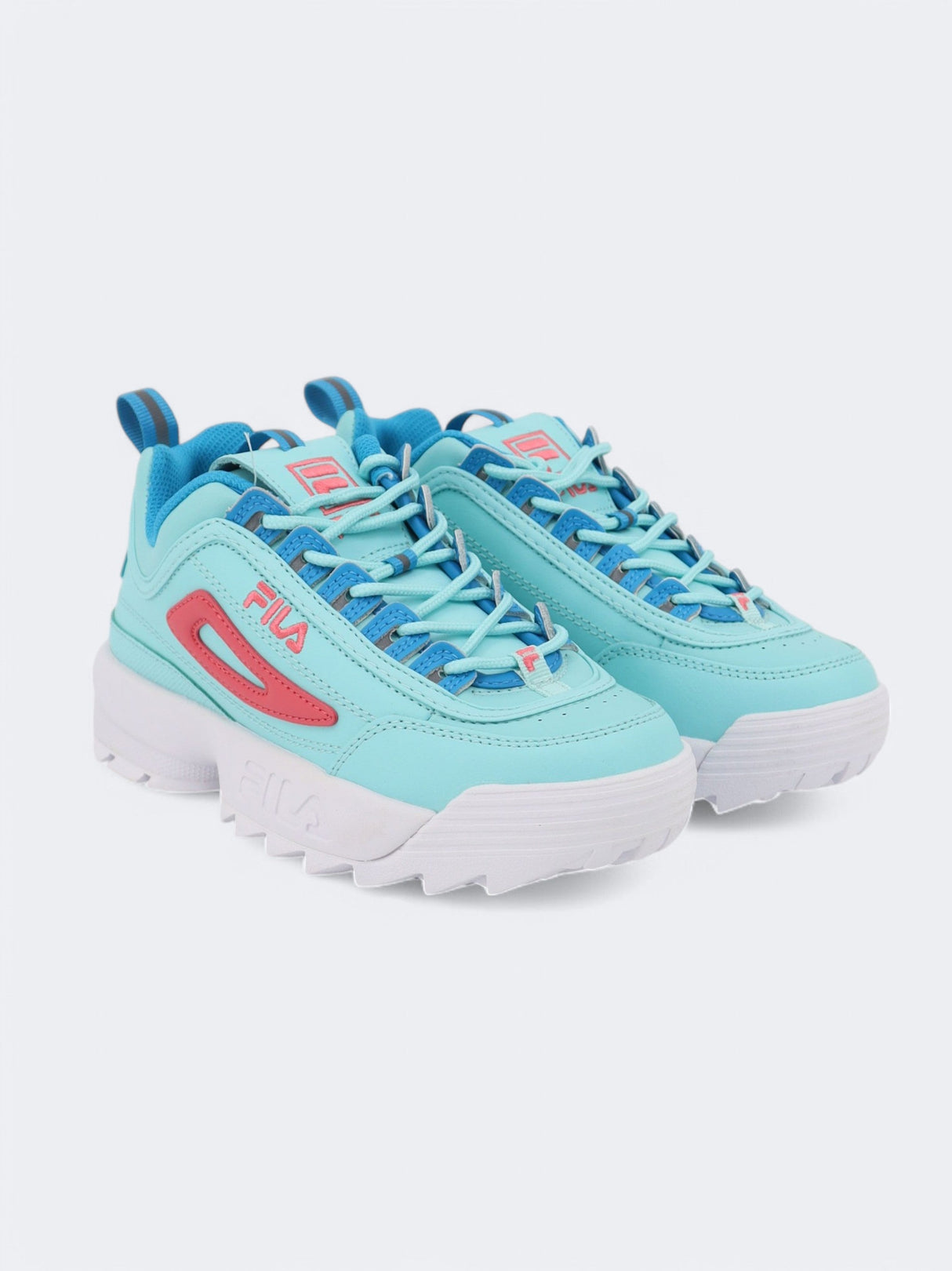 Kids Girl's Textured Sneakers,Mint Blue