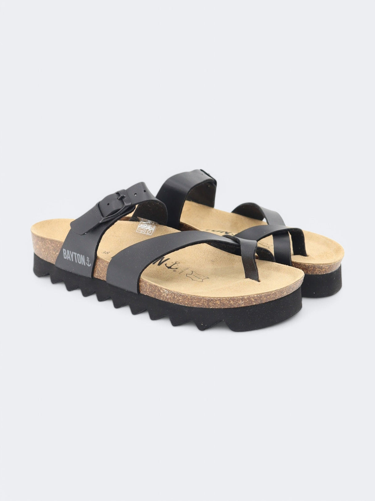 Women's Plain Sandals,Black