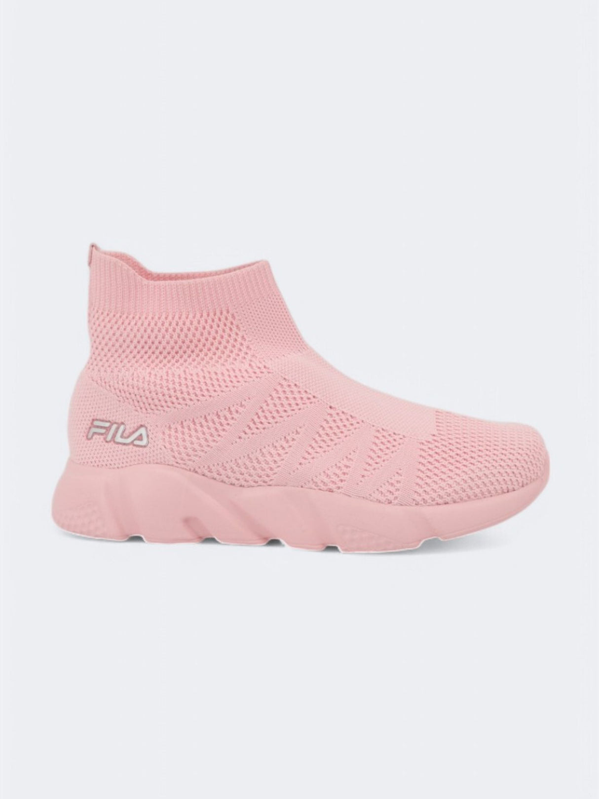 Kids Girl's Plain High Trainers,Pink