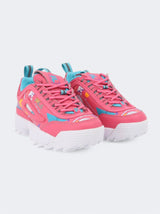 Kids Girl's Printed Sneakers,Pink