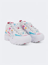 Kids Girl's Printed Sneakers,White