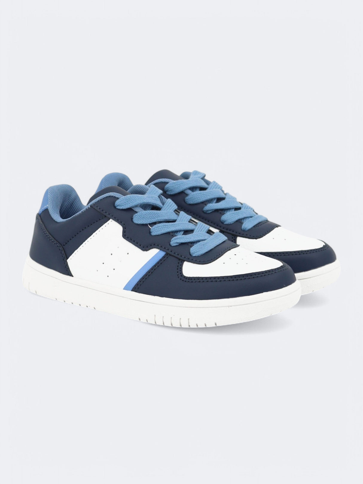 Kids Boy's Colorblocked Sneakers,Navy/White