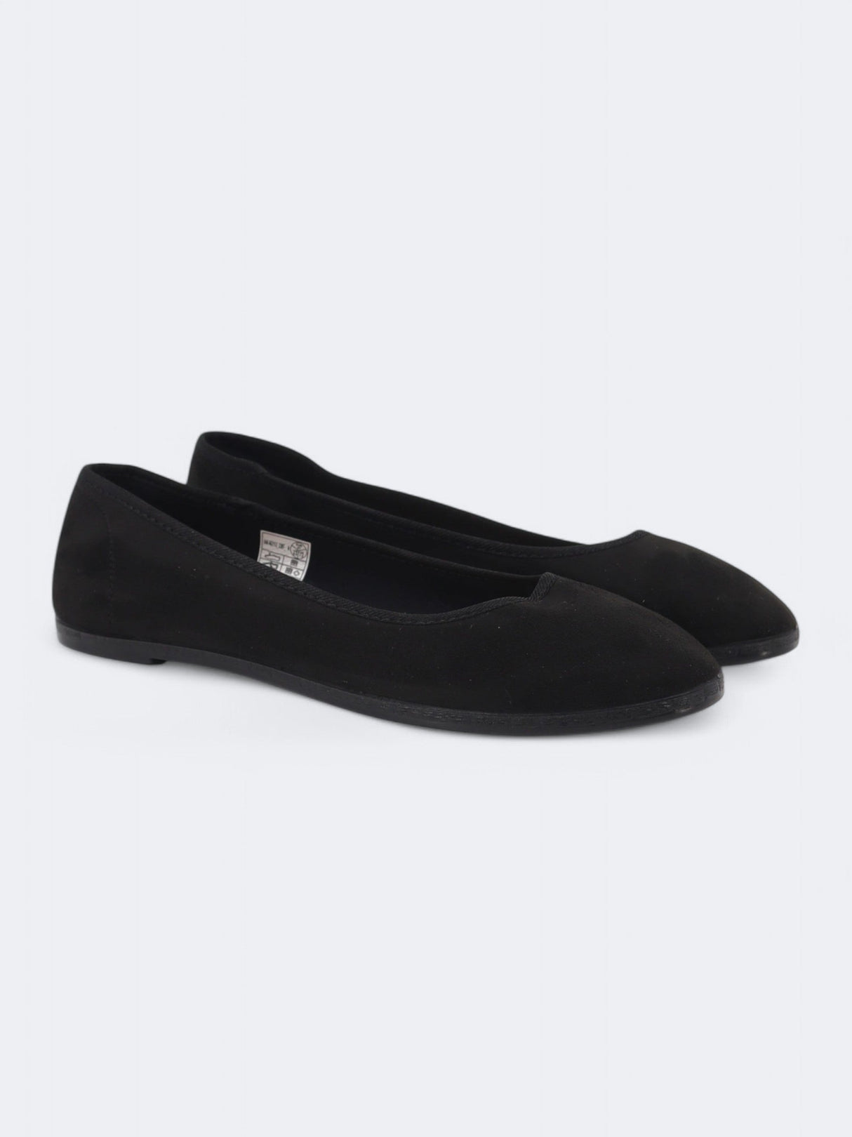 Women's Plain Ballerinas,Black