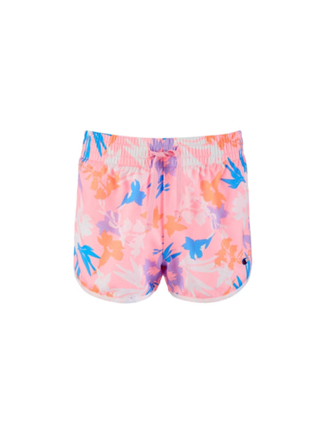 Image for Kid's Girl's Floral Printed Shorts,Pink