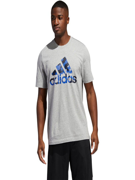 Image for Men's Logo Printed T-Shirt,Grey