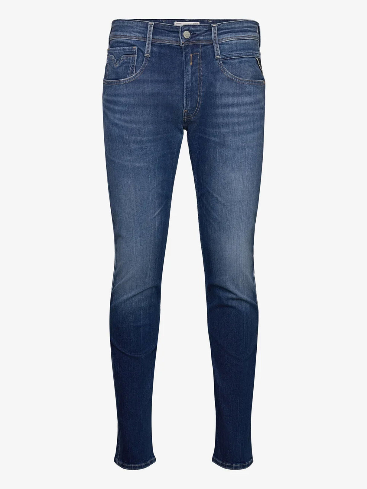 Men's Washed Jeans,Blue