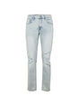 Image for Men's Ripped Washed Jeans,Light Blue