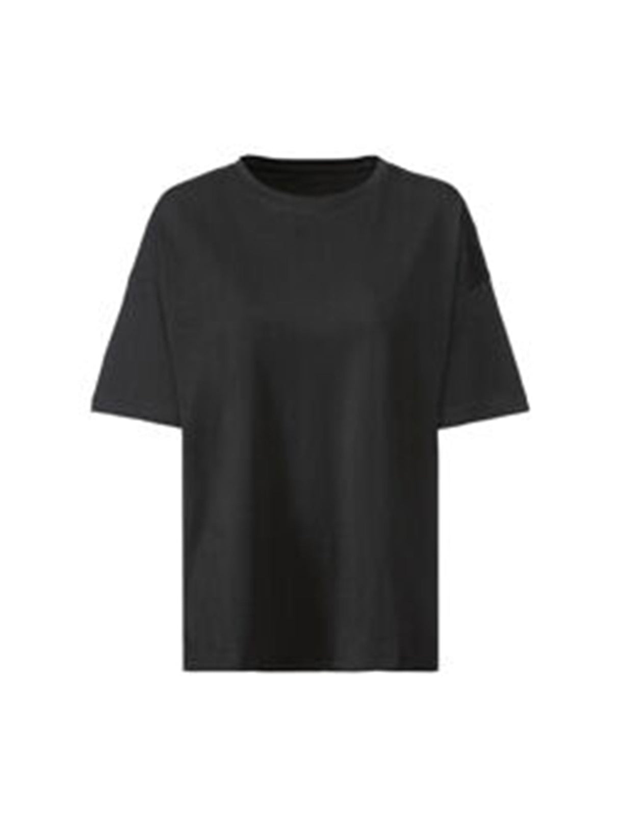 Women's Plain T-Shirt,Black