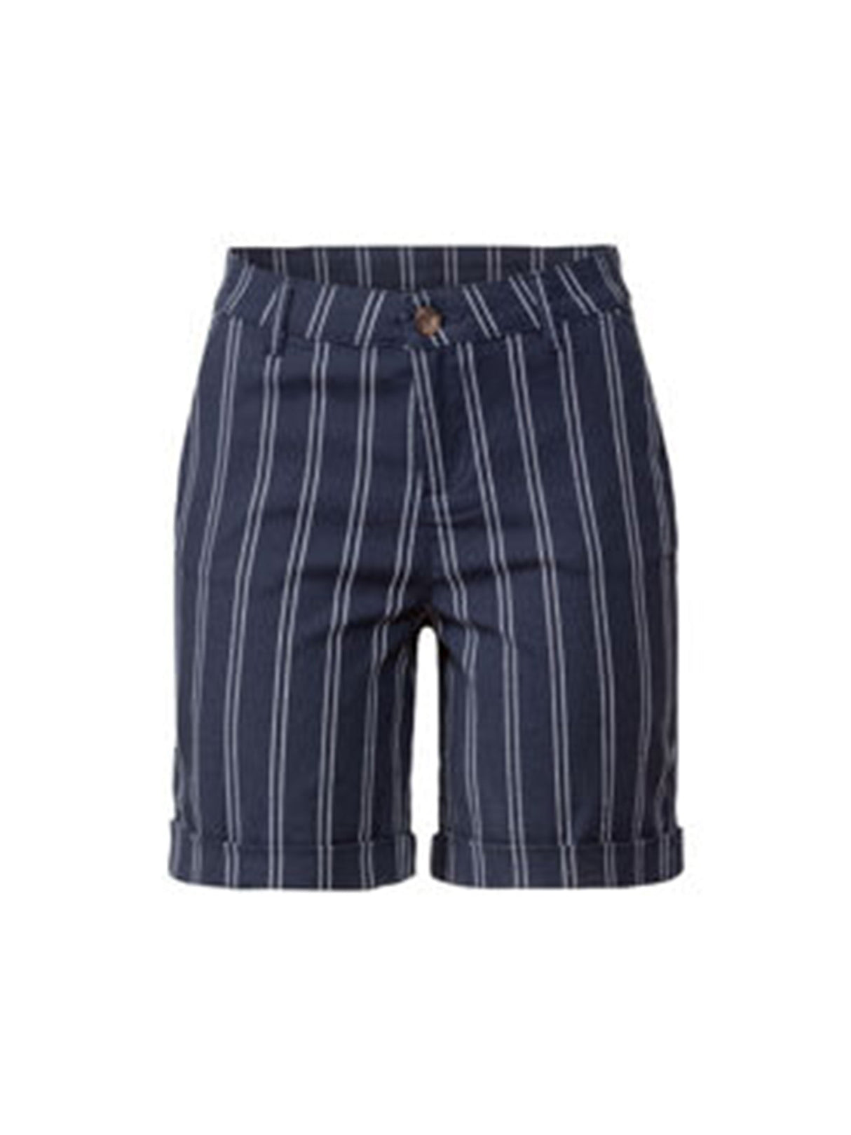 Women's Striped Shorts,Navy