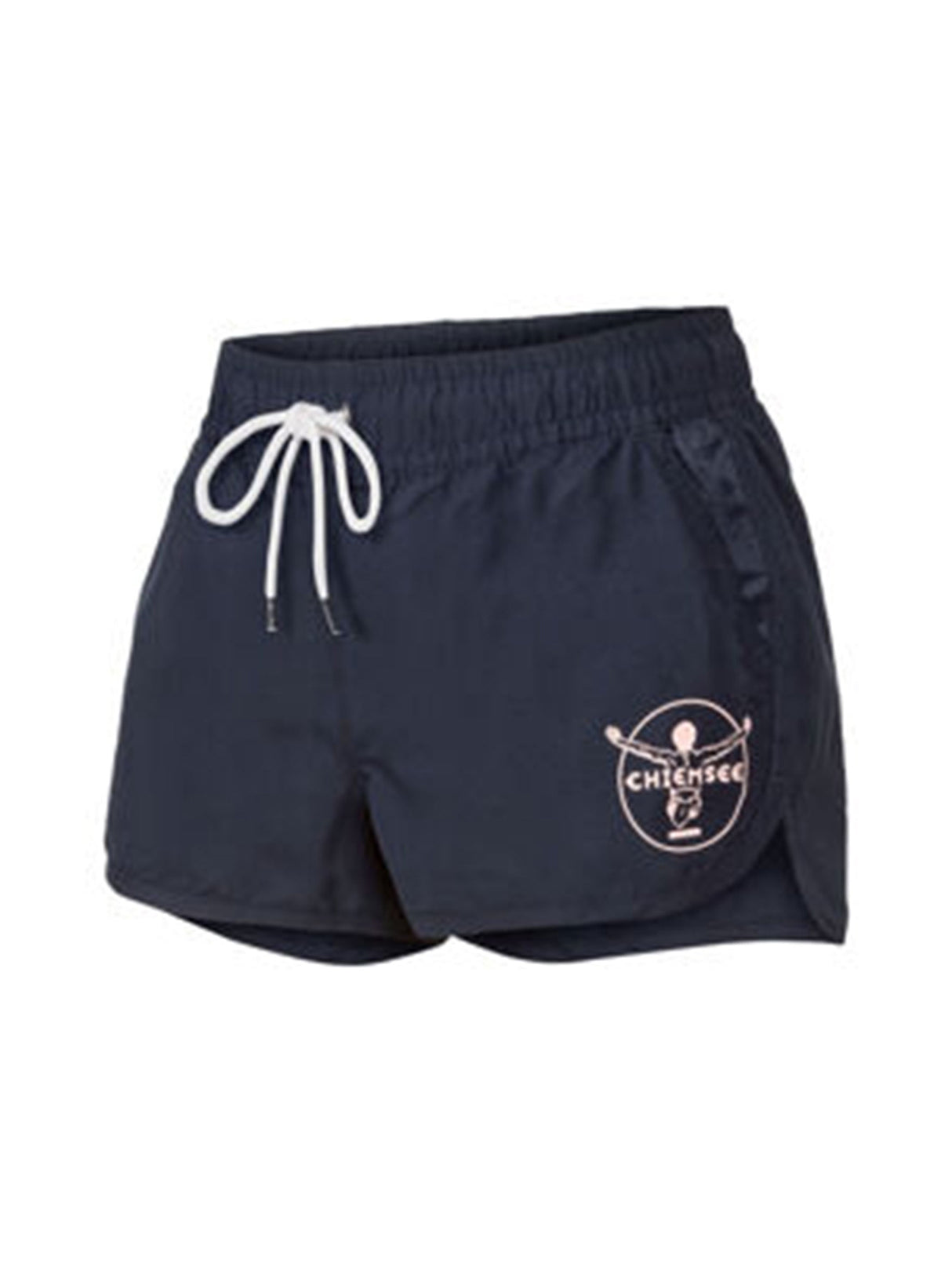 Women's Printed Sport Shorts,Navy