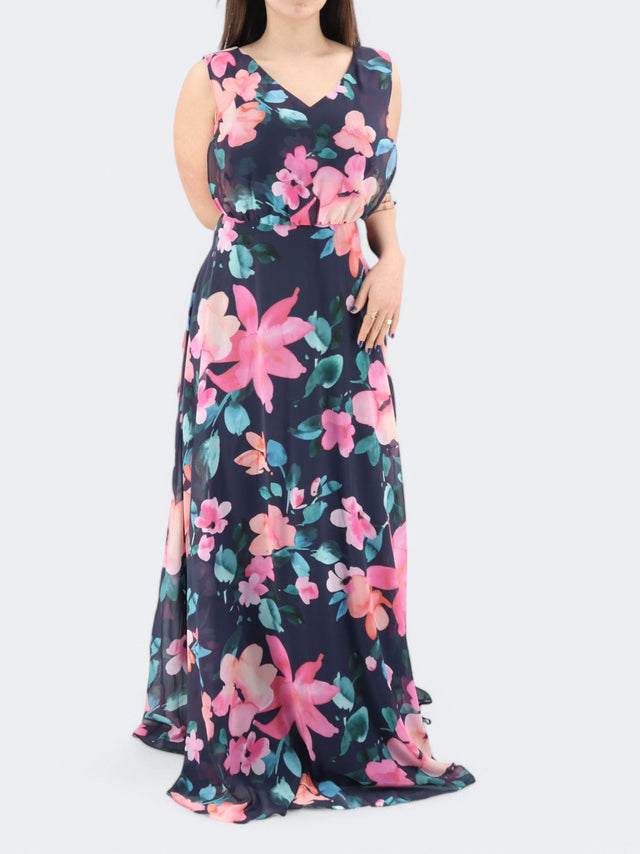 Image for Women's Floral Printed Dress,Multi