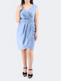 Image for Women's Plain Satin Dress,Blue