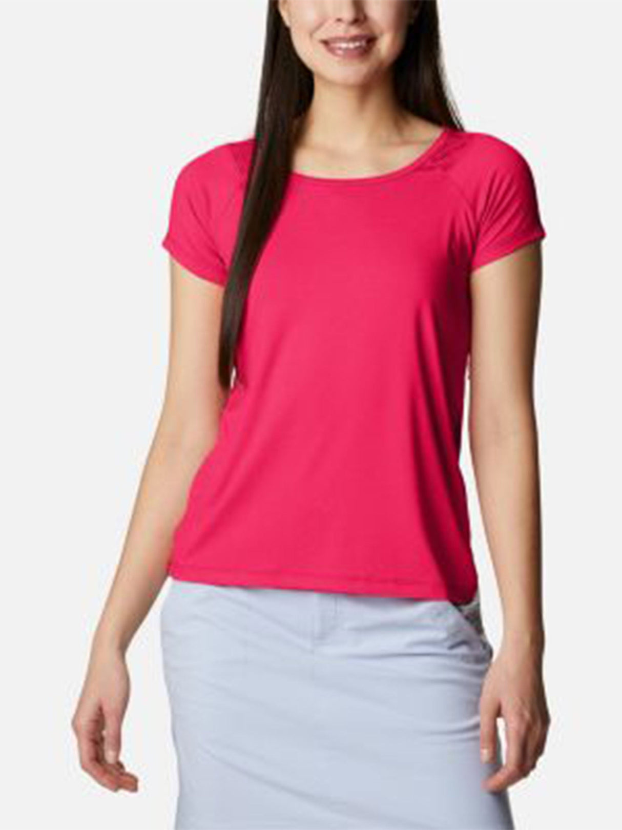 Women's Plain Sport T-Shirt,Coral