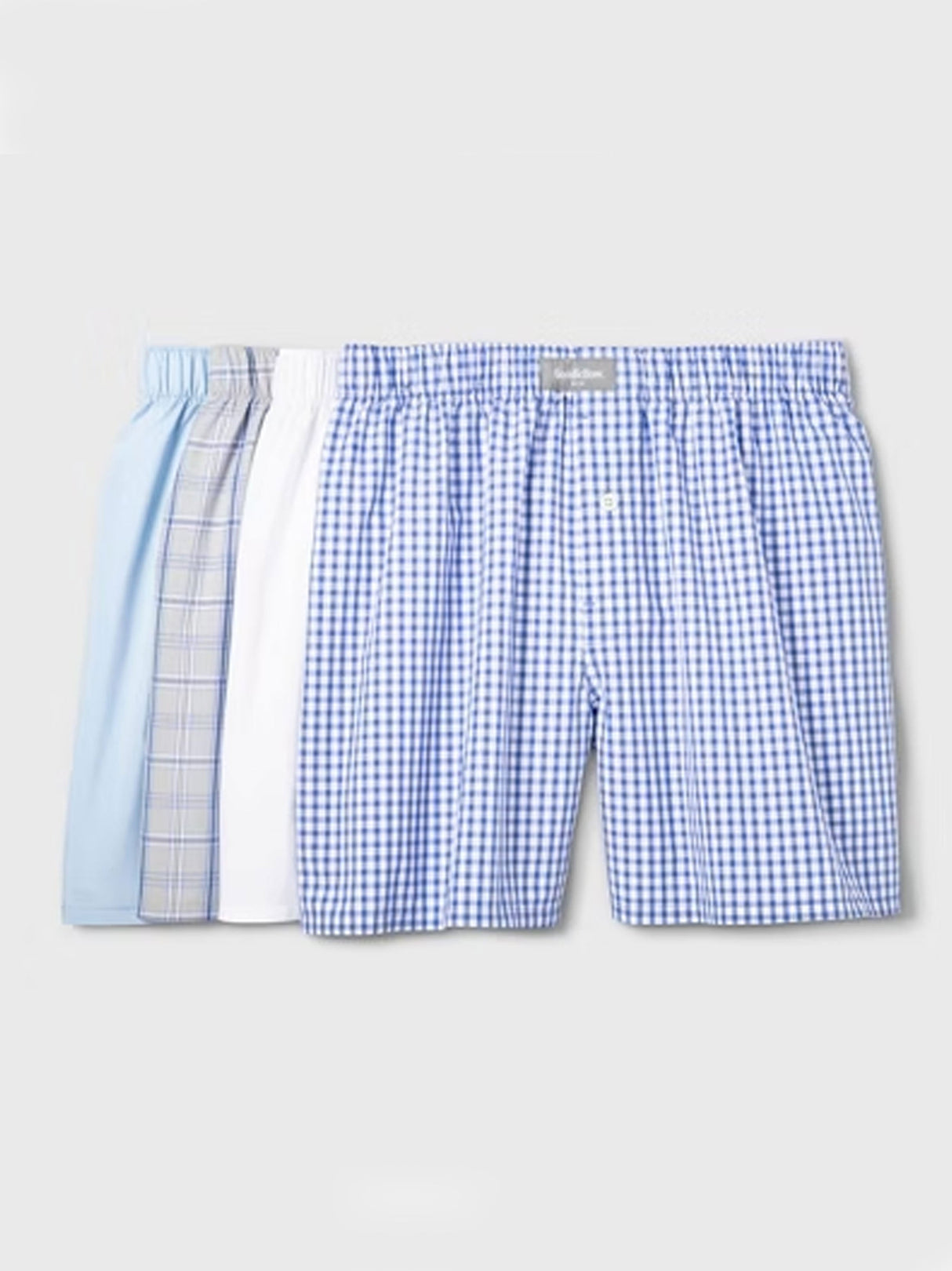 Men's 4 Pcs Classic Boxers Set,Multi