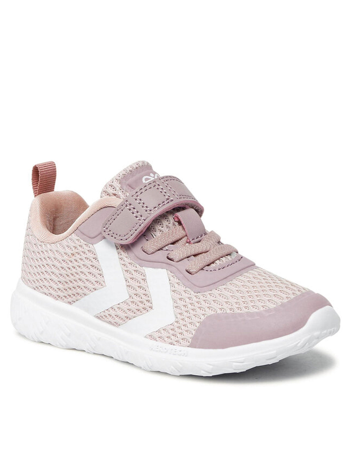 Kids Girl's Brand Logo Printed Sneakers,Light Pink