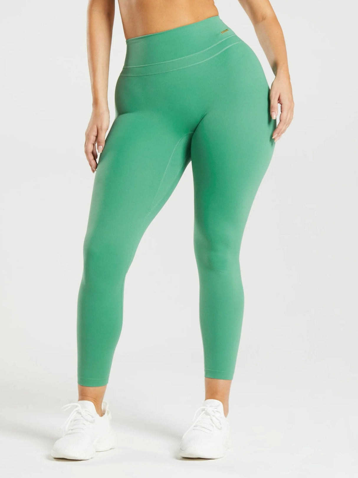 Women's Plain Leggings,Green