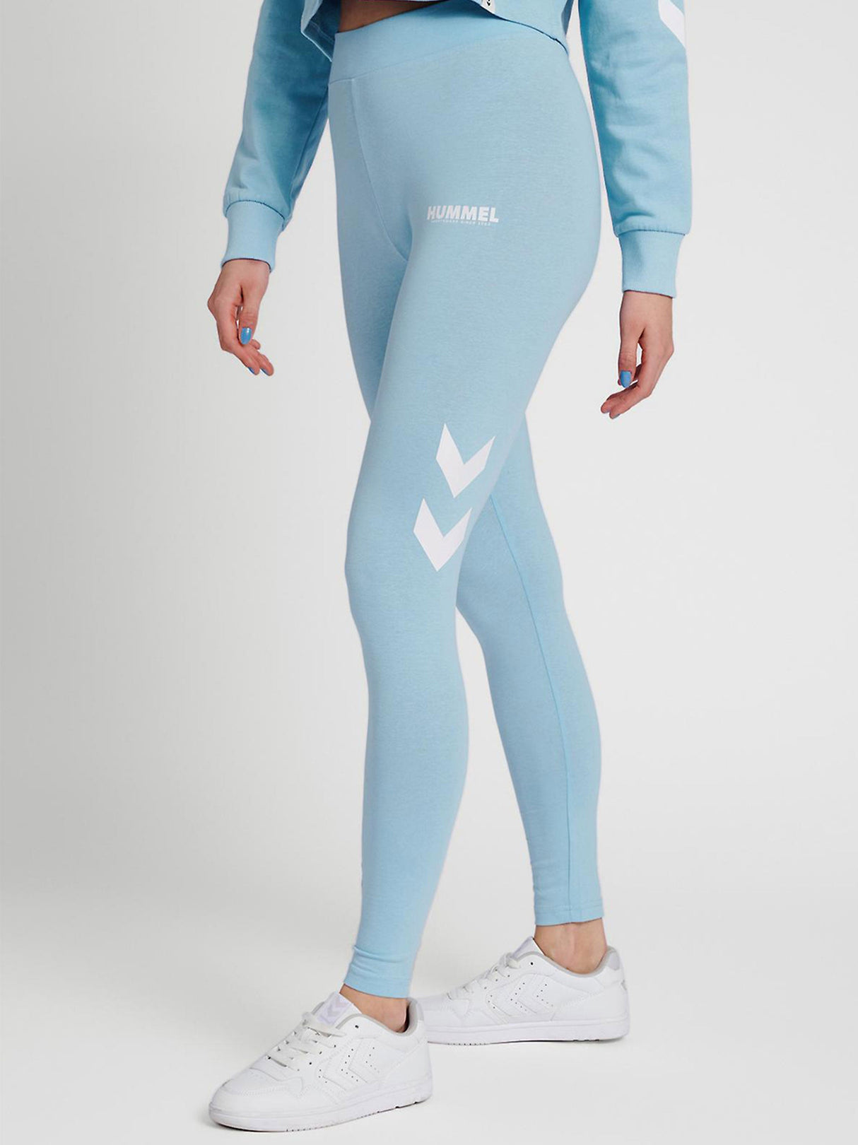 Women's Printed Leggings,Blue