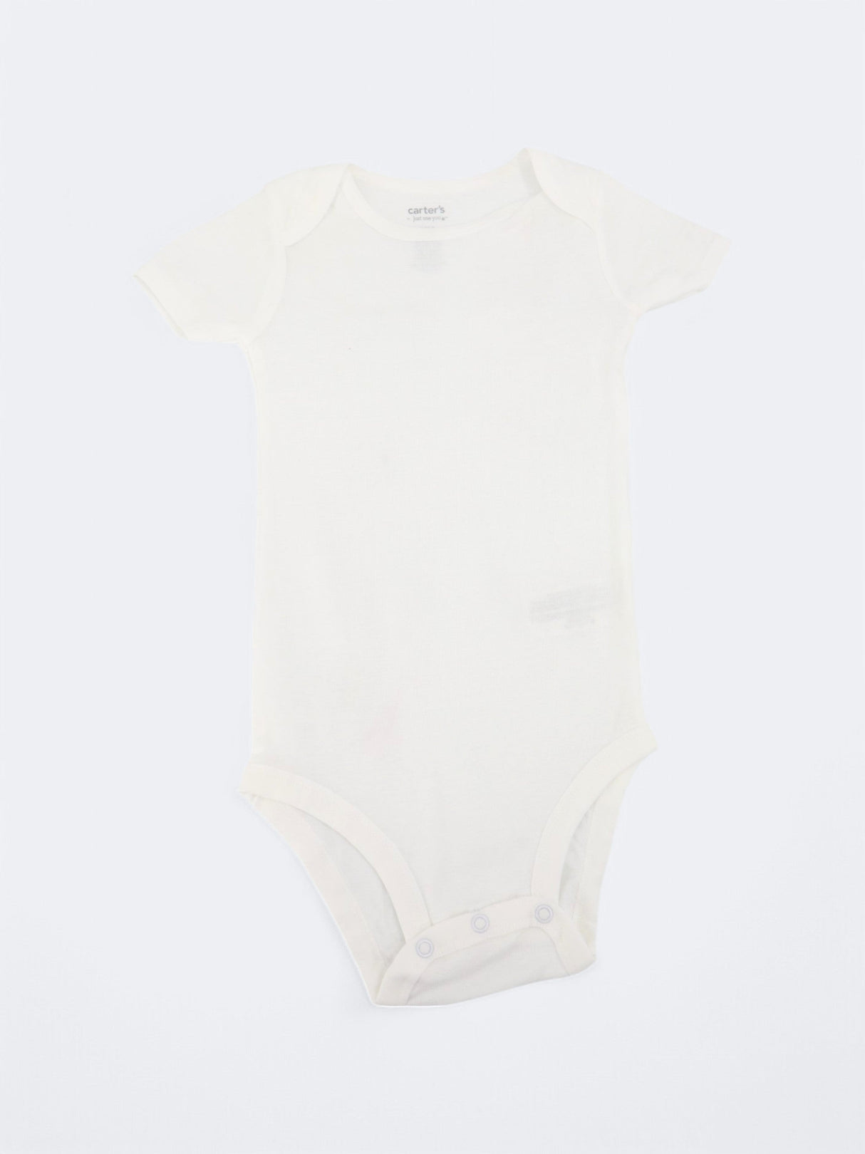 Kids Boy's Plain Bodysuit,White
