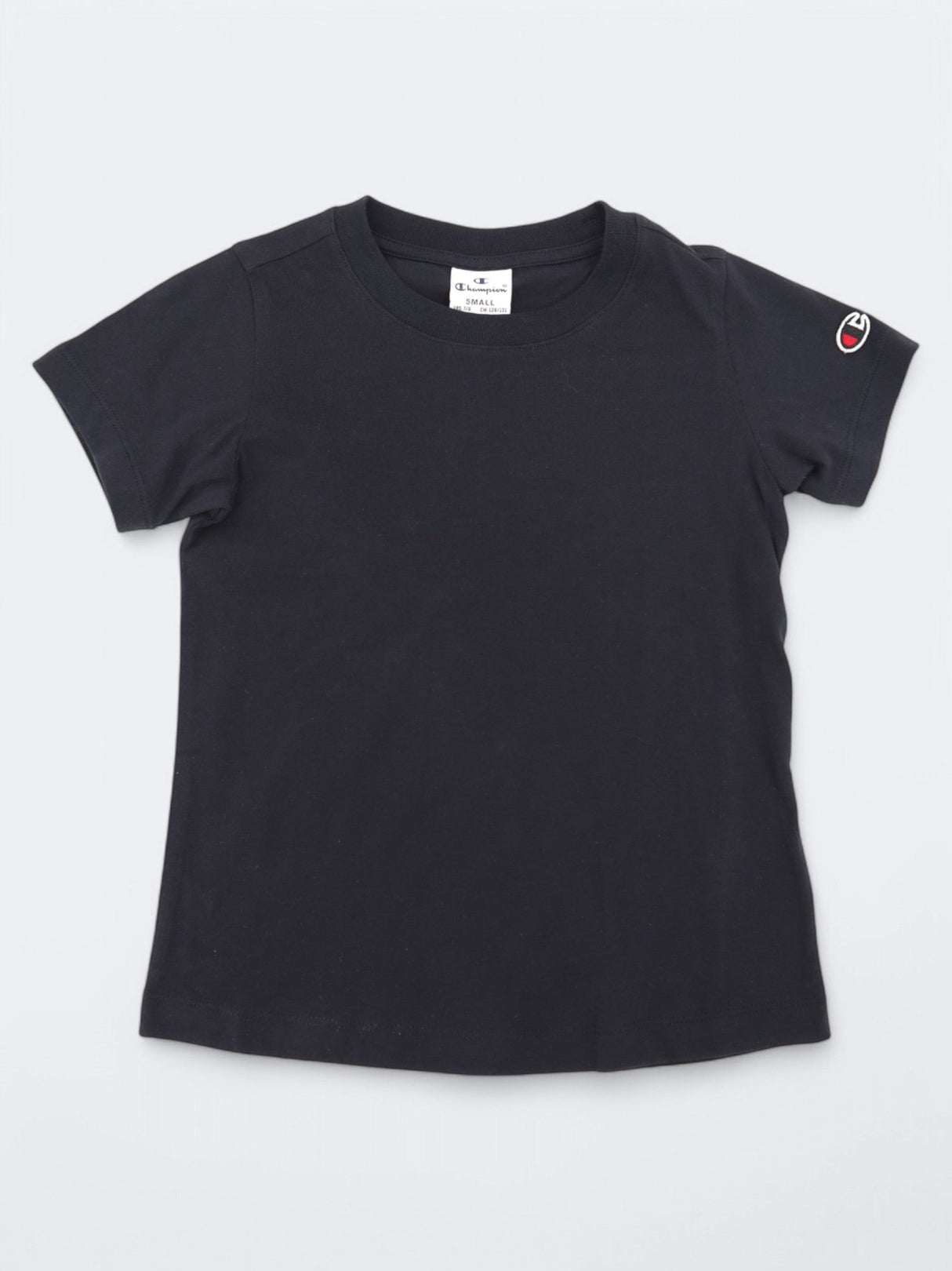 Kids Boy's Plain T-Shirt,Black
