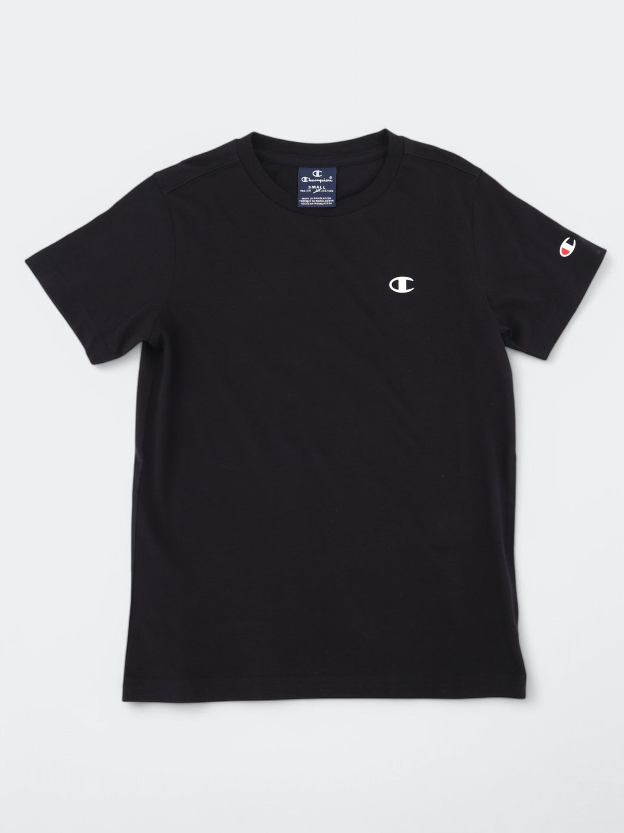 Kids Boy's Brand Logo Printed T-Shirt,Black