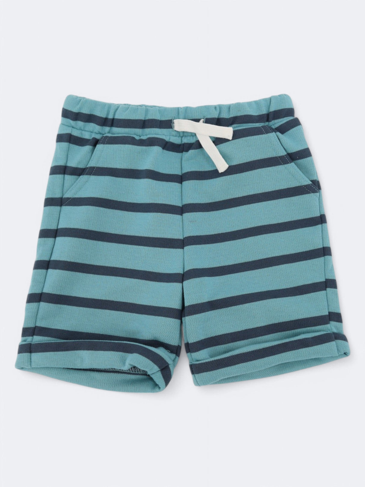 Kids Boy's Striped Shorts,Blue