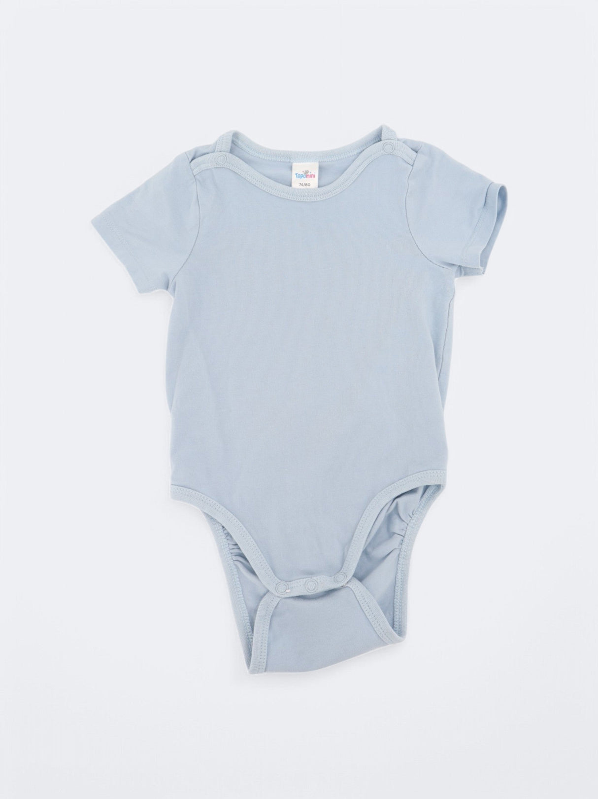 Kids Boy's Plain Bodysuit,Blue
