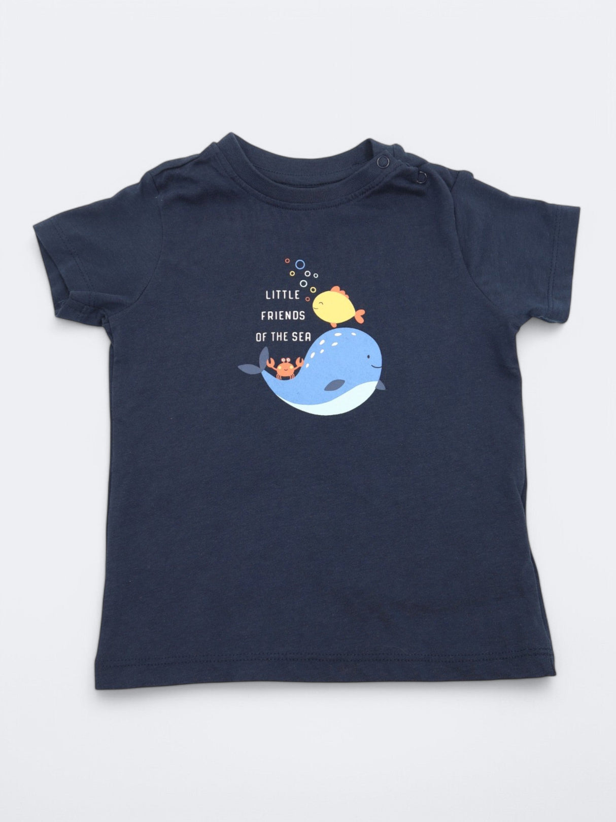Kids Boy's Graphic Printed T-Shirt,Navy