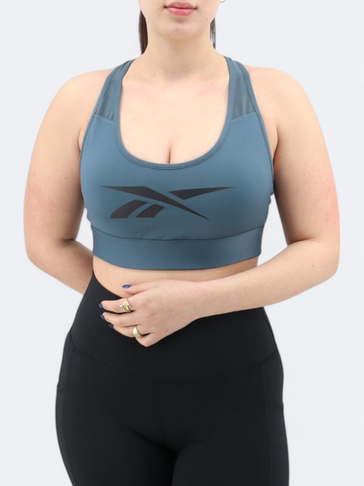Women's Sports Cropped Top,Blue