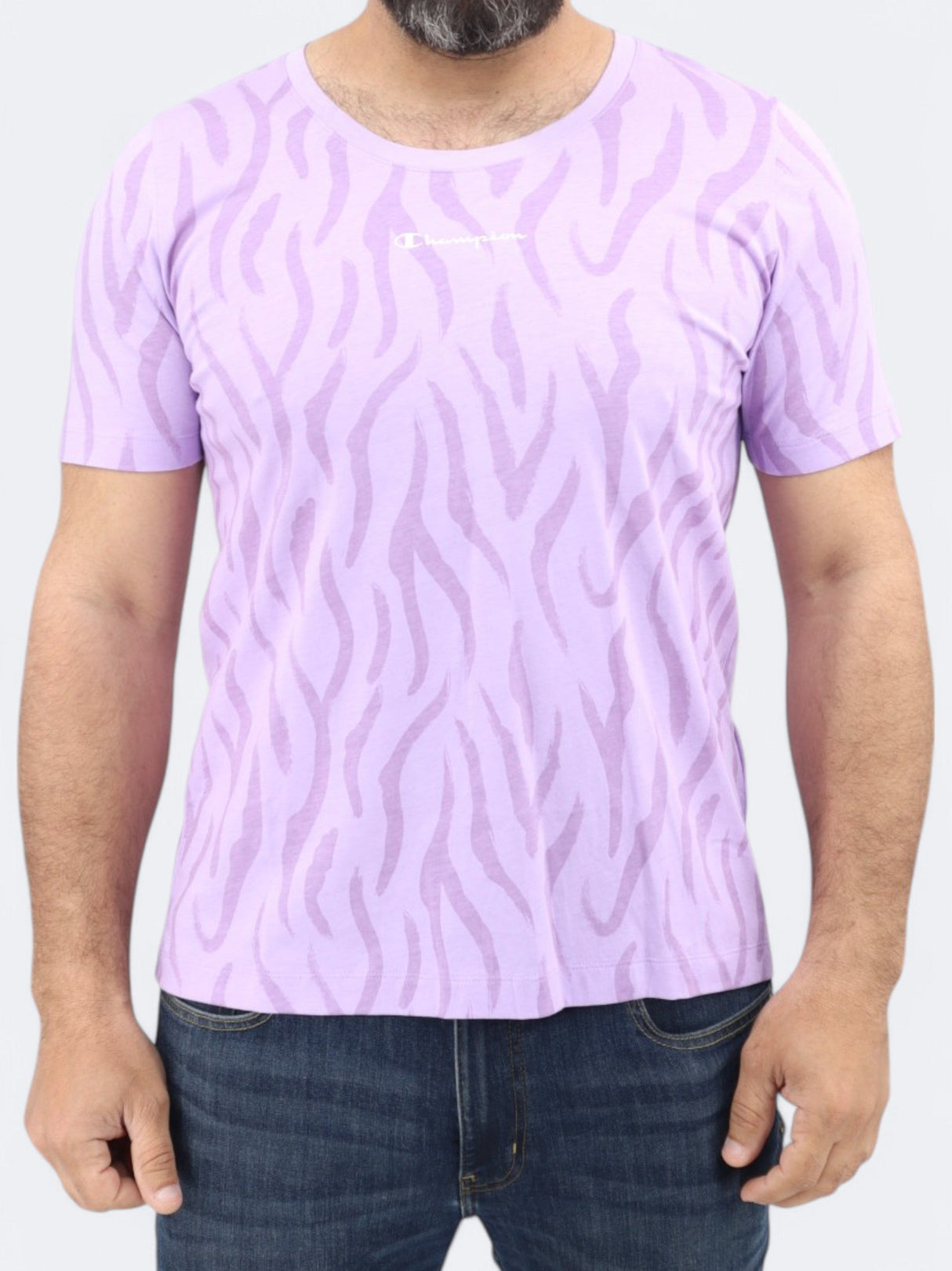 Men's Printed T-Shirt,Purple