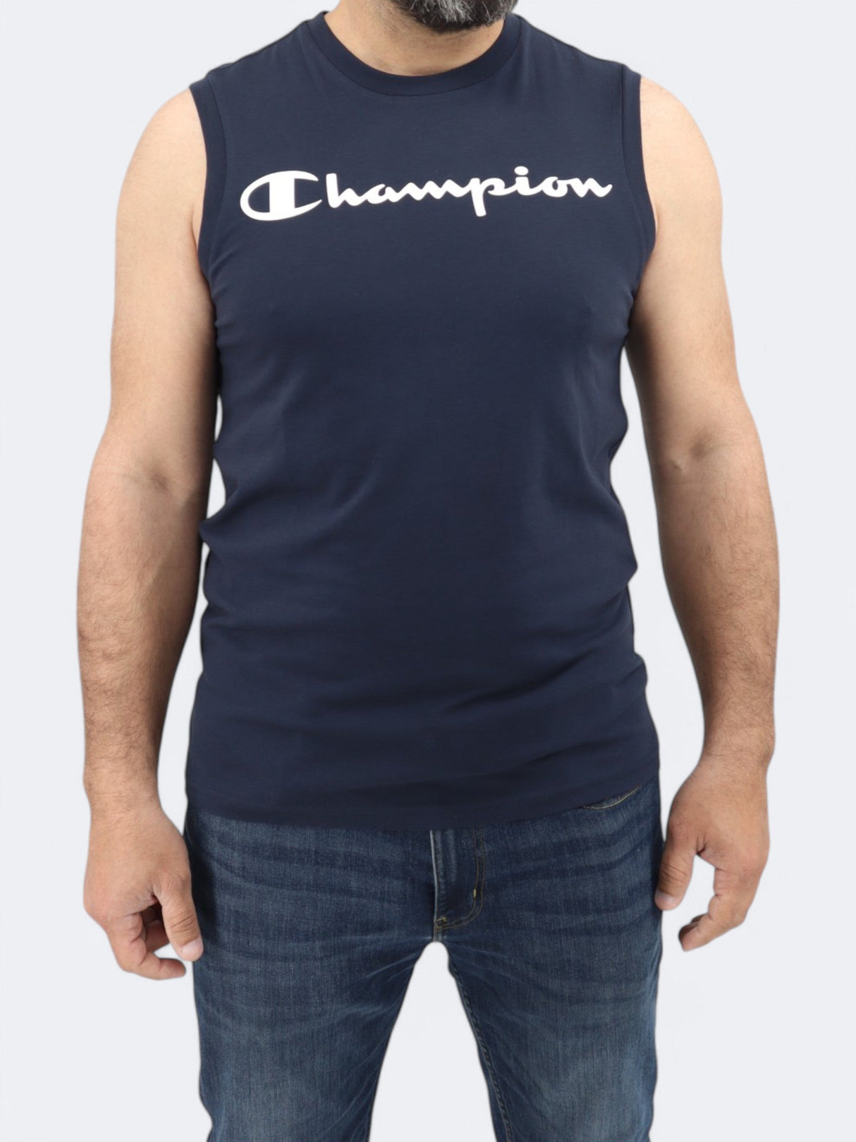 Men's Printed Tank Top,Navy