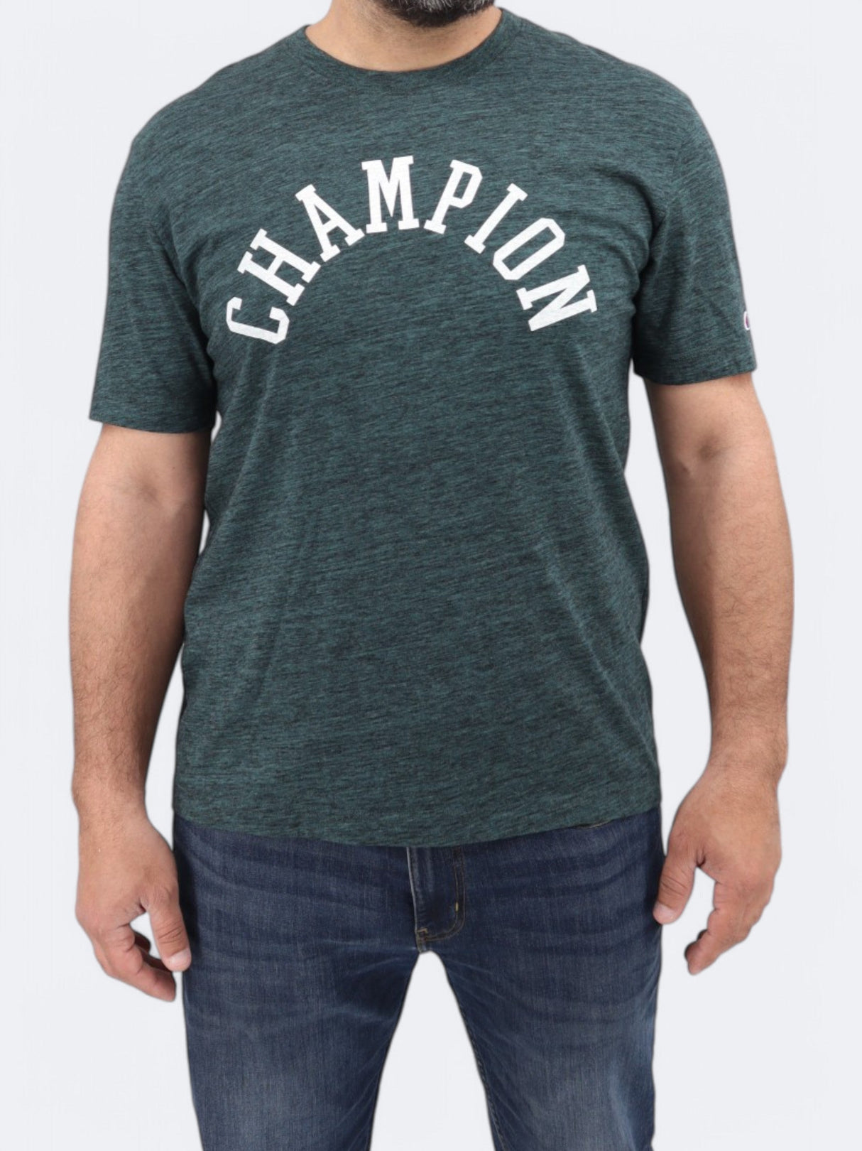 Men's Printed T-Shirt,Dark Green
