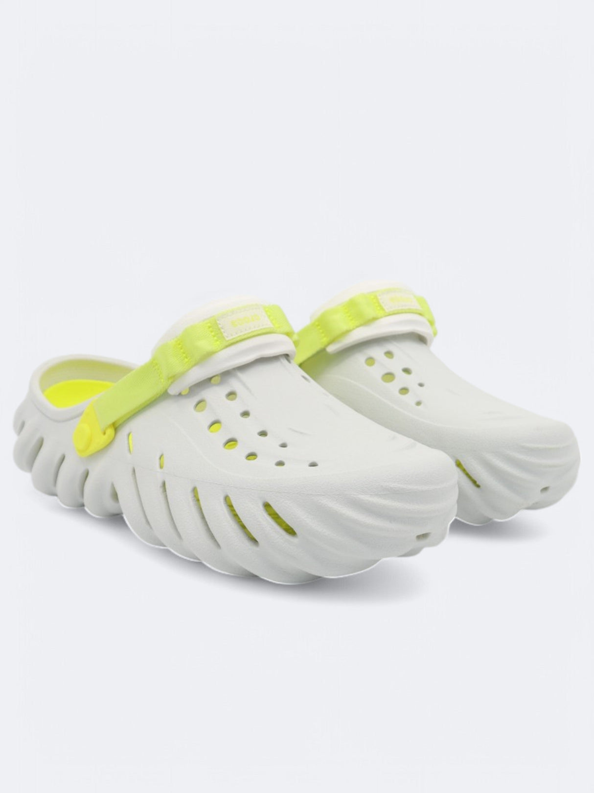 Men's Textured Slippers,White