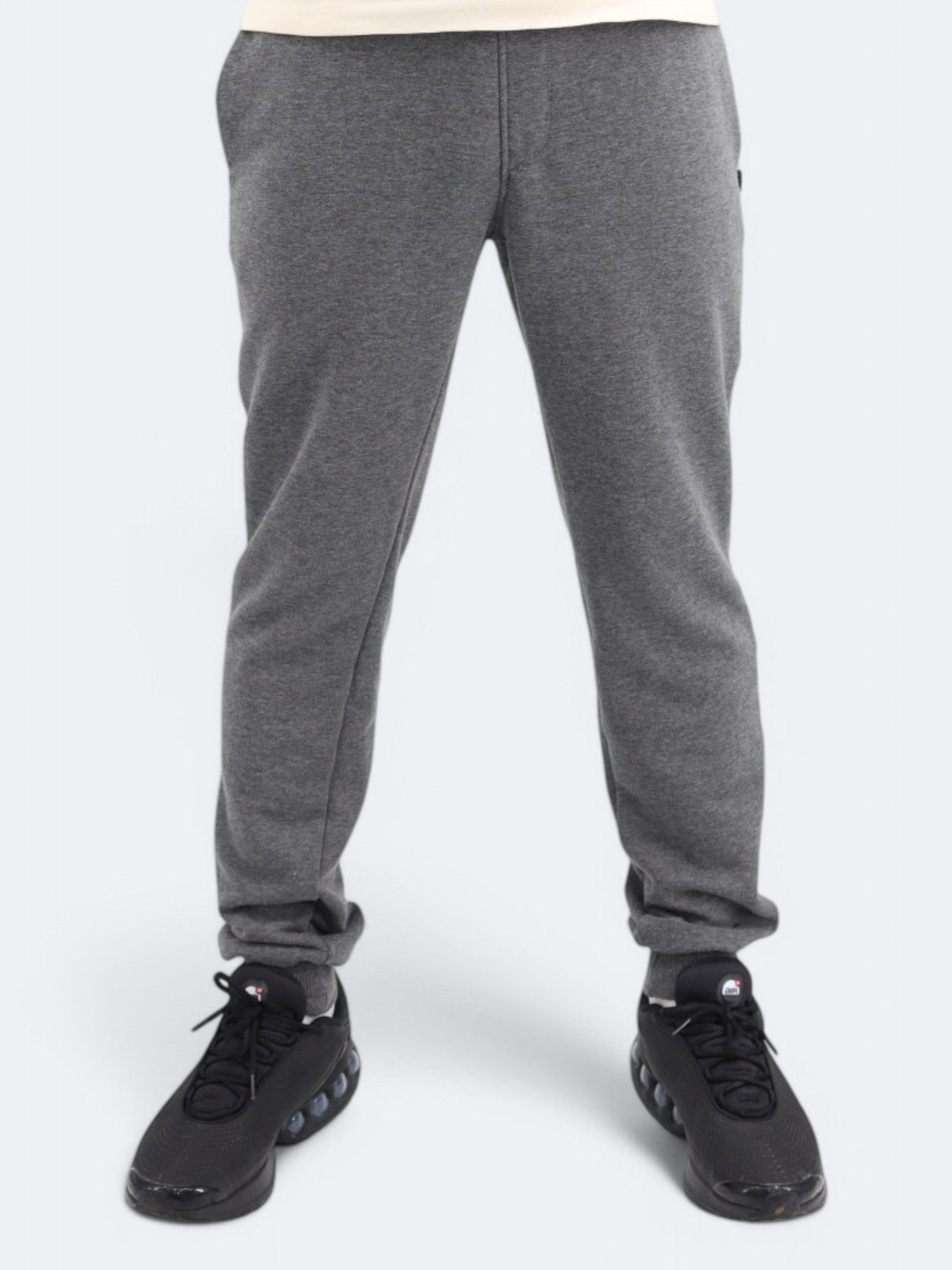 Men's Plain Sweatpants,Dark Grey