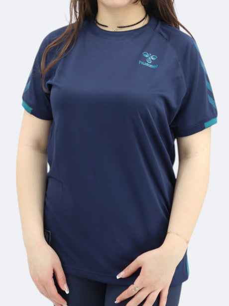 Image for Women's Printed Sports T-Shirt,Navy