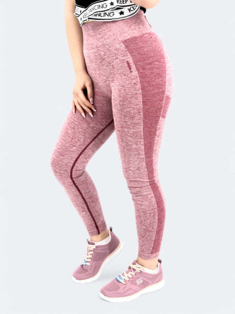 Image for Women's Textured Leggings,Brick