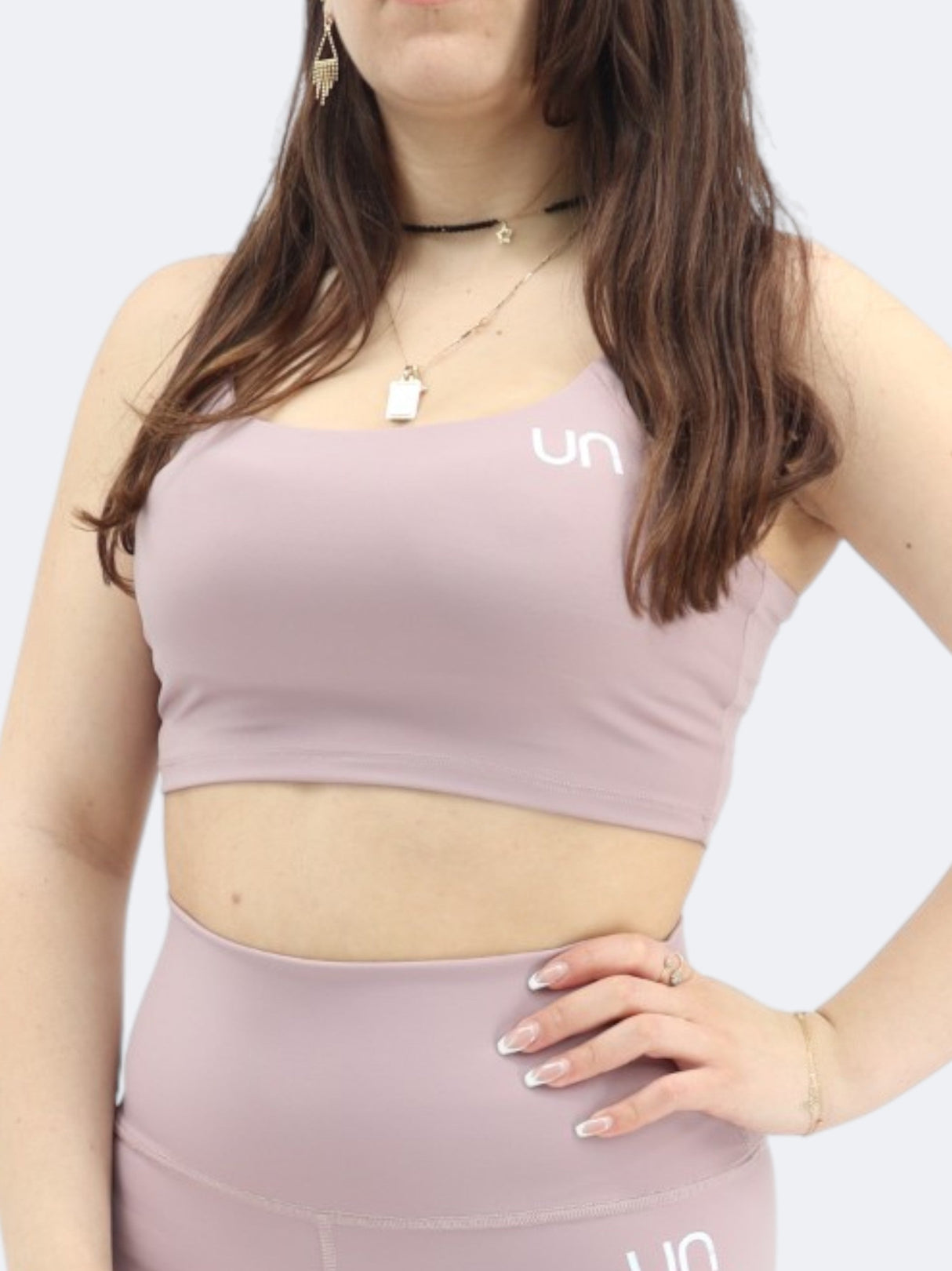 Women's Sports Cropped Top,Light Purple