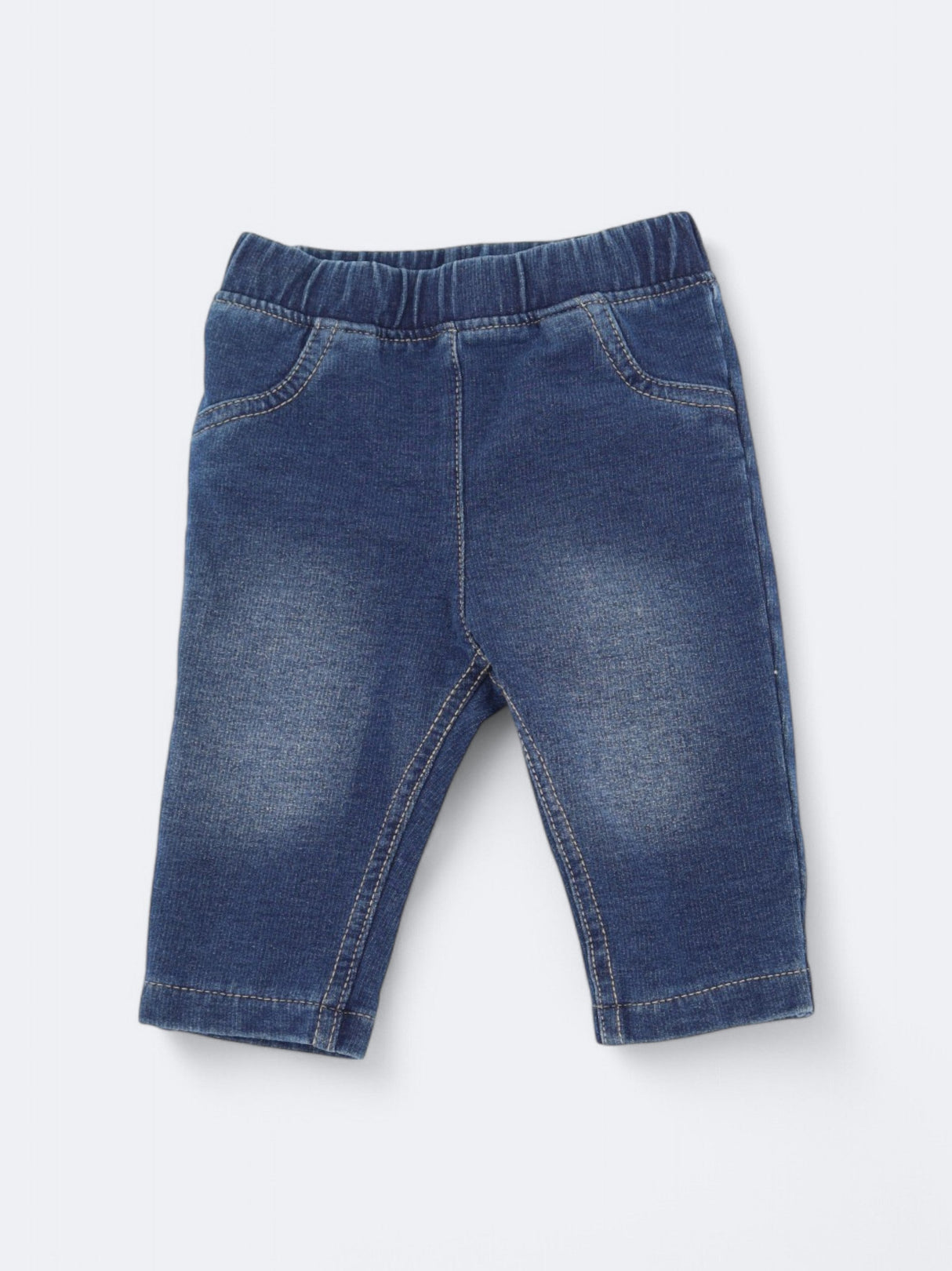 Kids Girl's Washed Denim Jeggings,Blue