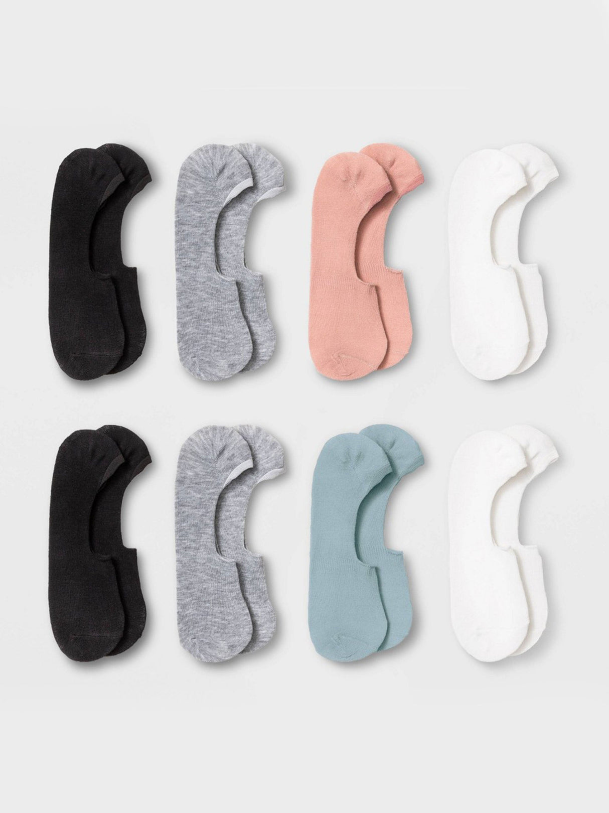 Women's 8 Pairs Pain Socks,Multi