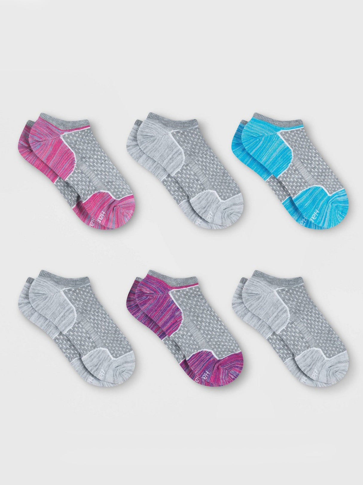 Women's 6 Pairs Printed Socks,Multi