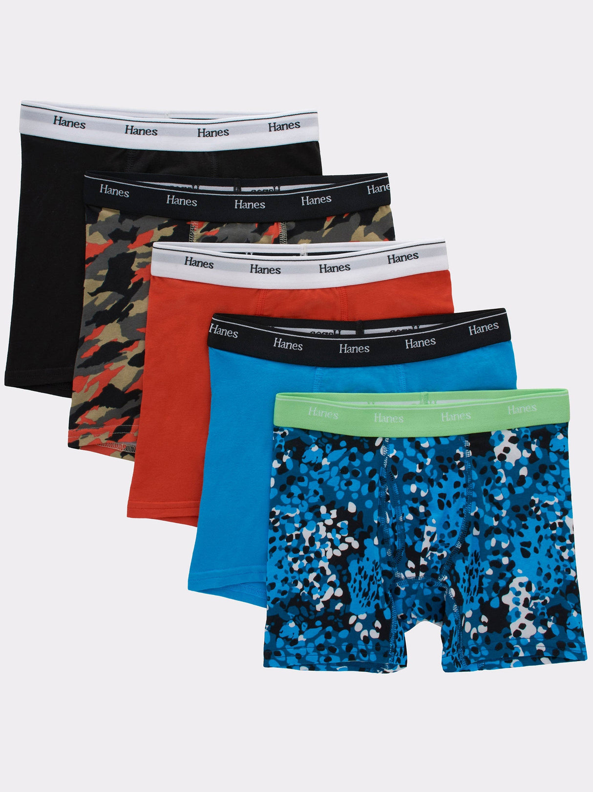 Kids Boy's 5 Pcs Boxer Briefs Set,Multi