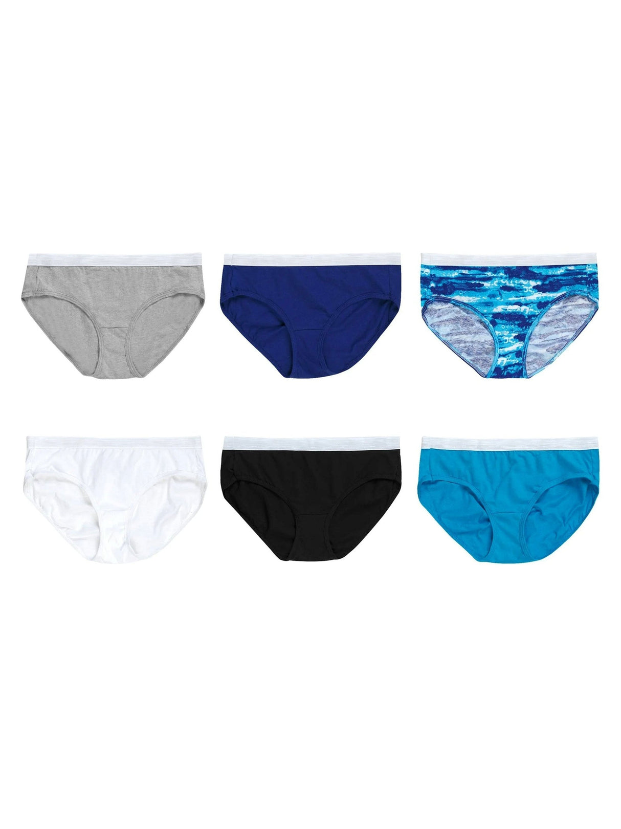 Women's 6 Pcs Hipsters Set,Multi