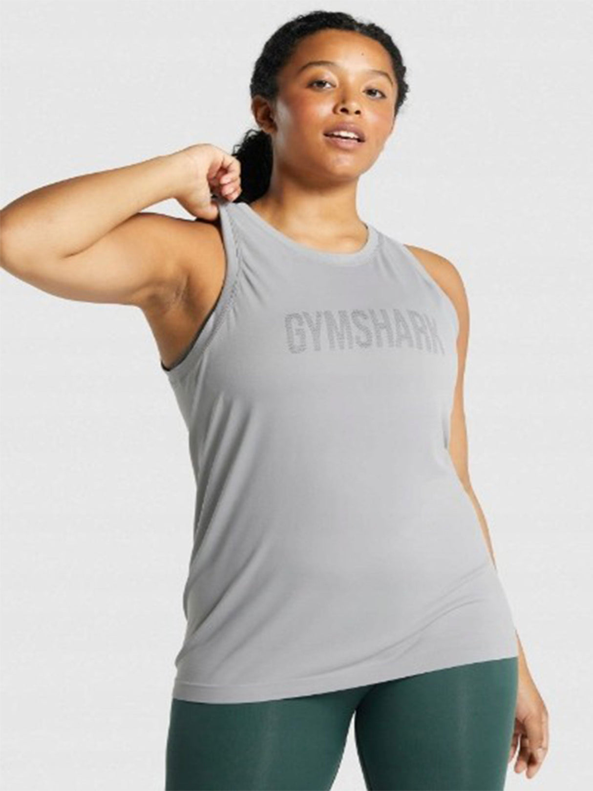 Image for Women's Embroided Logo Sport Top, Grey