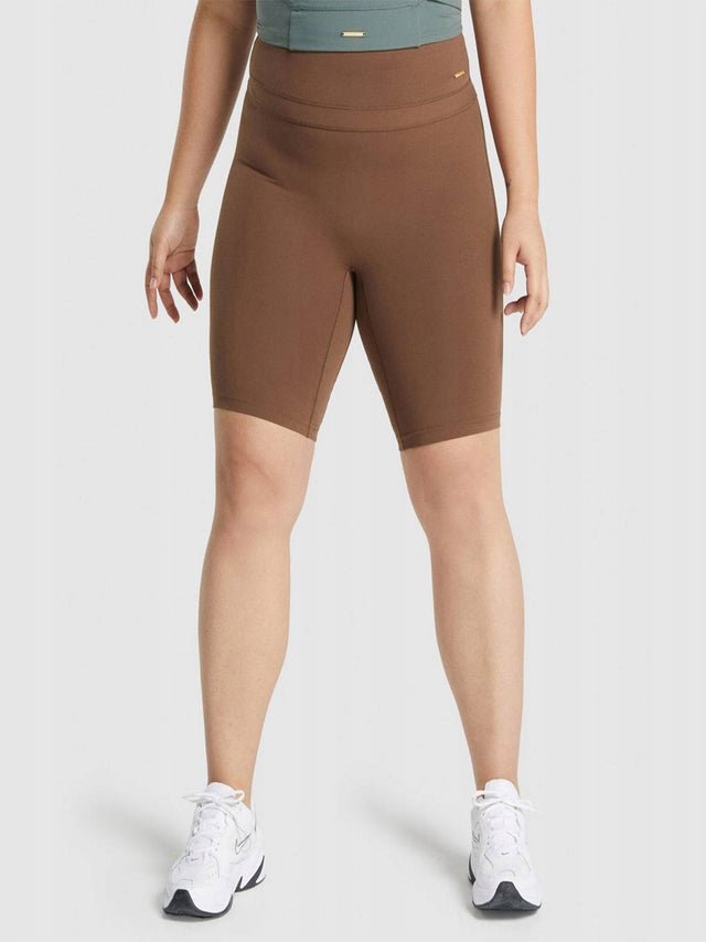 Image for Women's Plain Biker Short,Brown