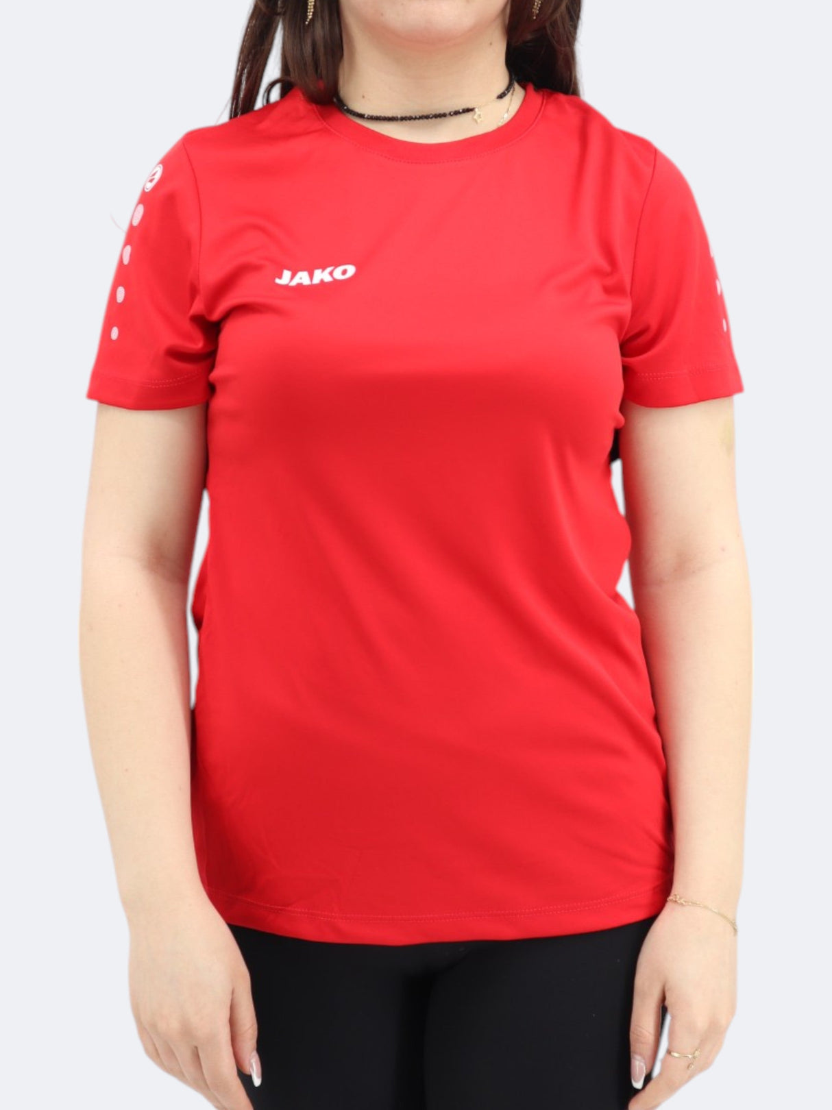 Women's Printed Sports T-Shirt,Red