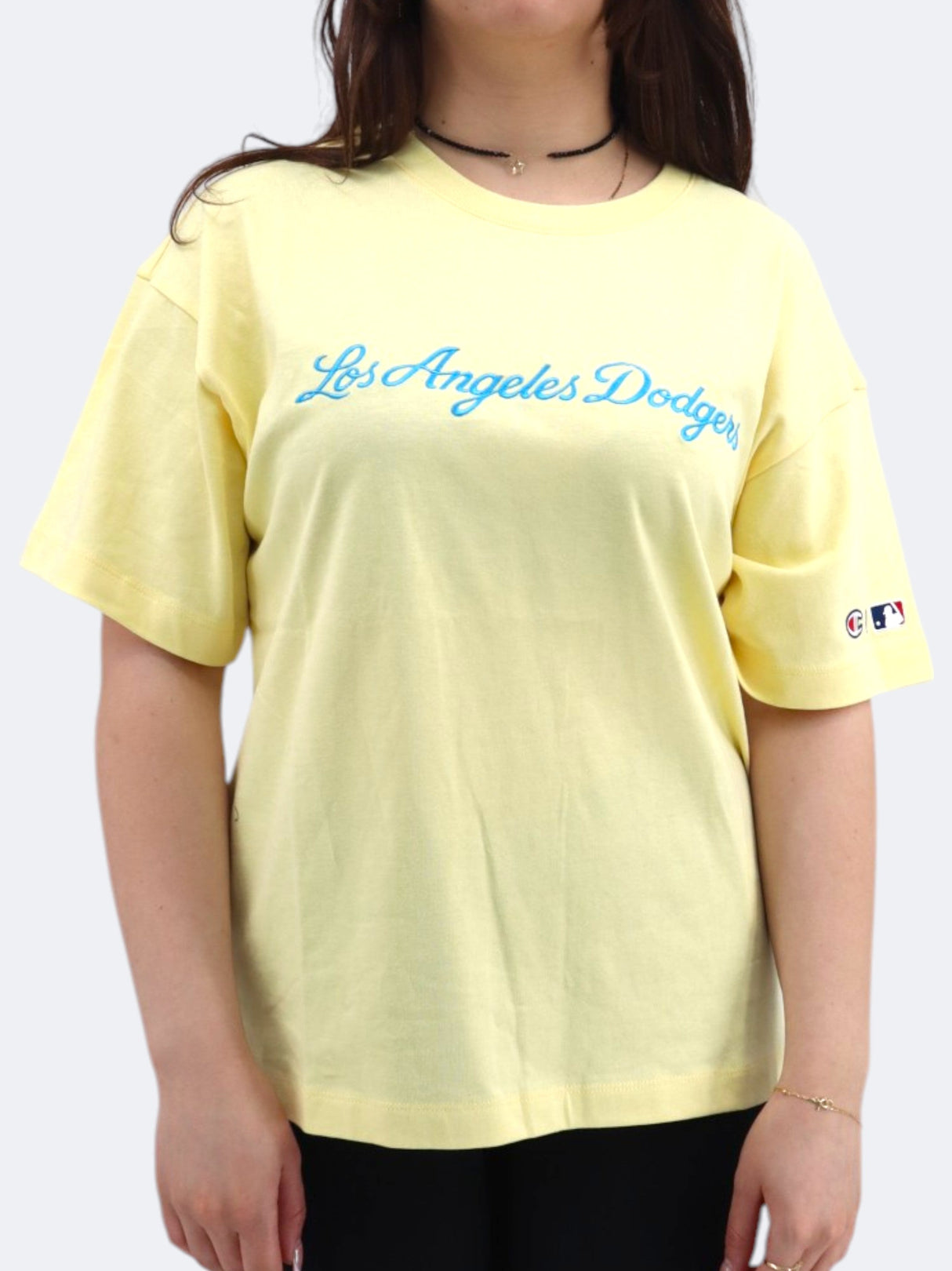 Women's Embroidered T-Shirt,Yellow