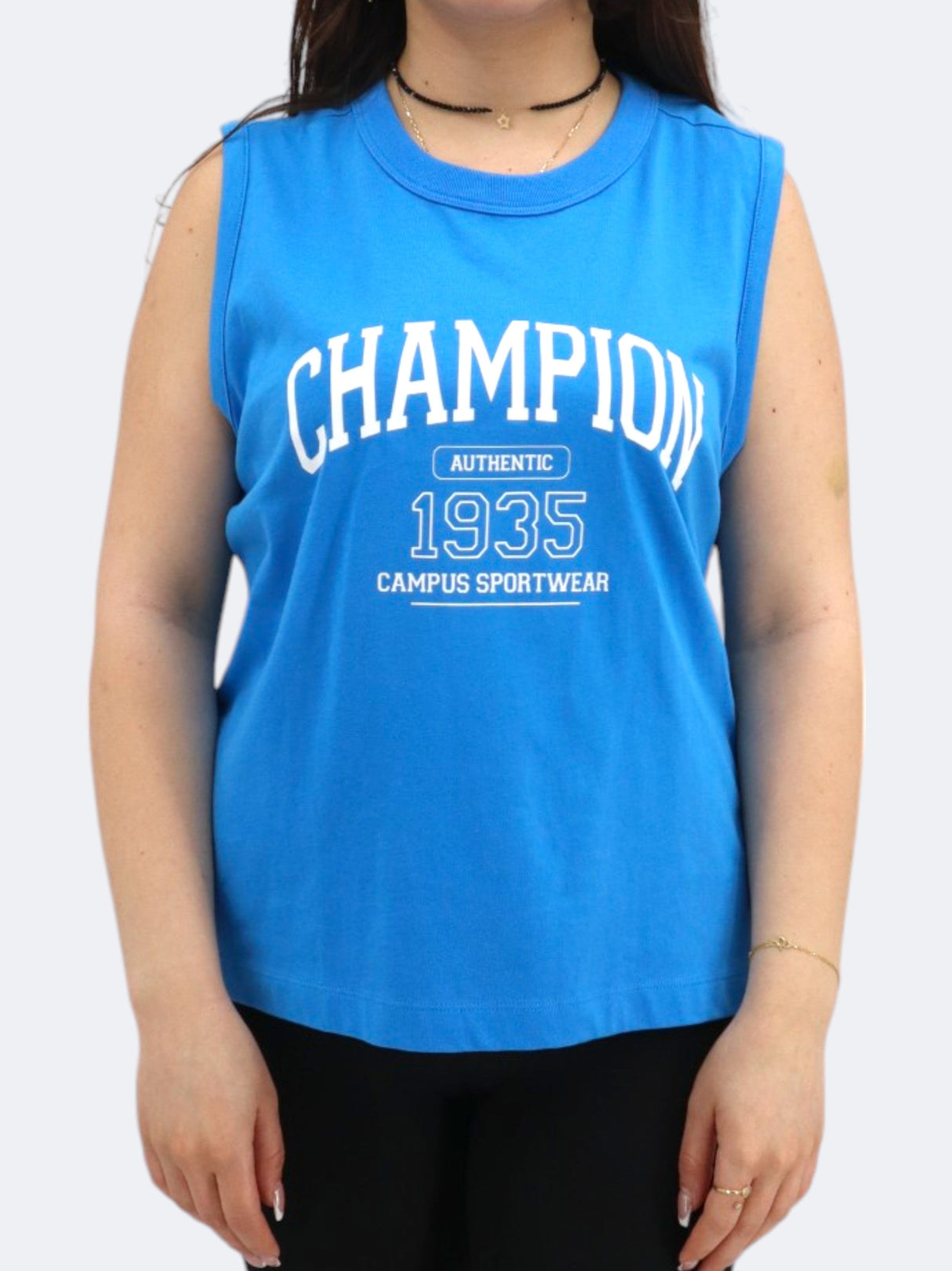 Women's Printed Tank Top,Blue