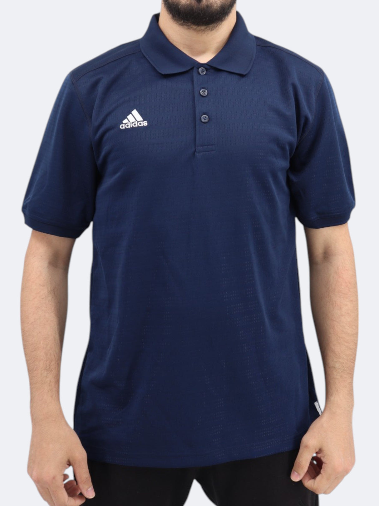 Men's Brand Logo Printed Sports Polo T-Shirt,Navy